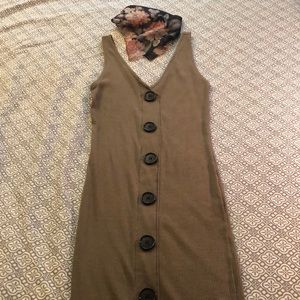 Olive green body dress!
